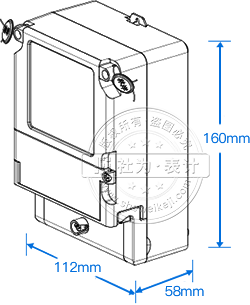 長(zhǎng)沙威勝DTSD341-MC3尺寸圖